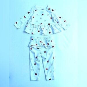 First Impressions White Set with Red Bows